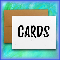notecards and greeting cards by made in the shea'd